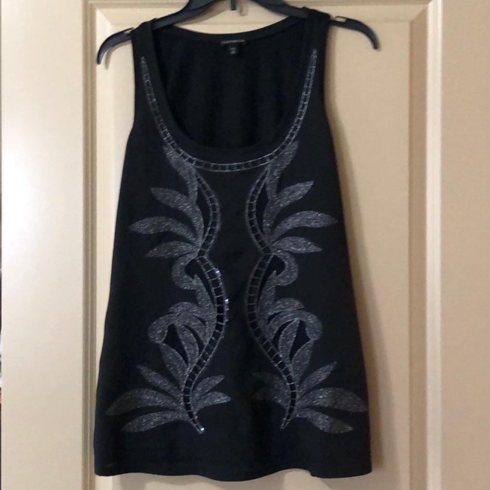 Elegant Glittering Fantasy Embroidered Express Top